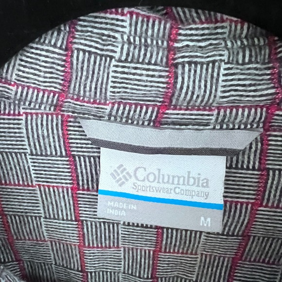 Columbia Holly Hideaway Plaid Flannel Shirt Dress Belted Women's Medium - Picture 2 of 12